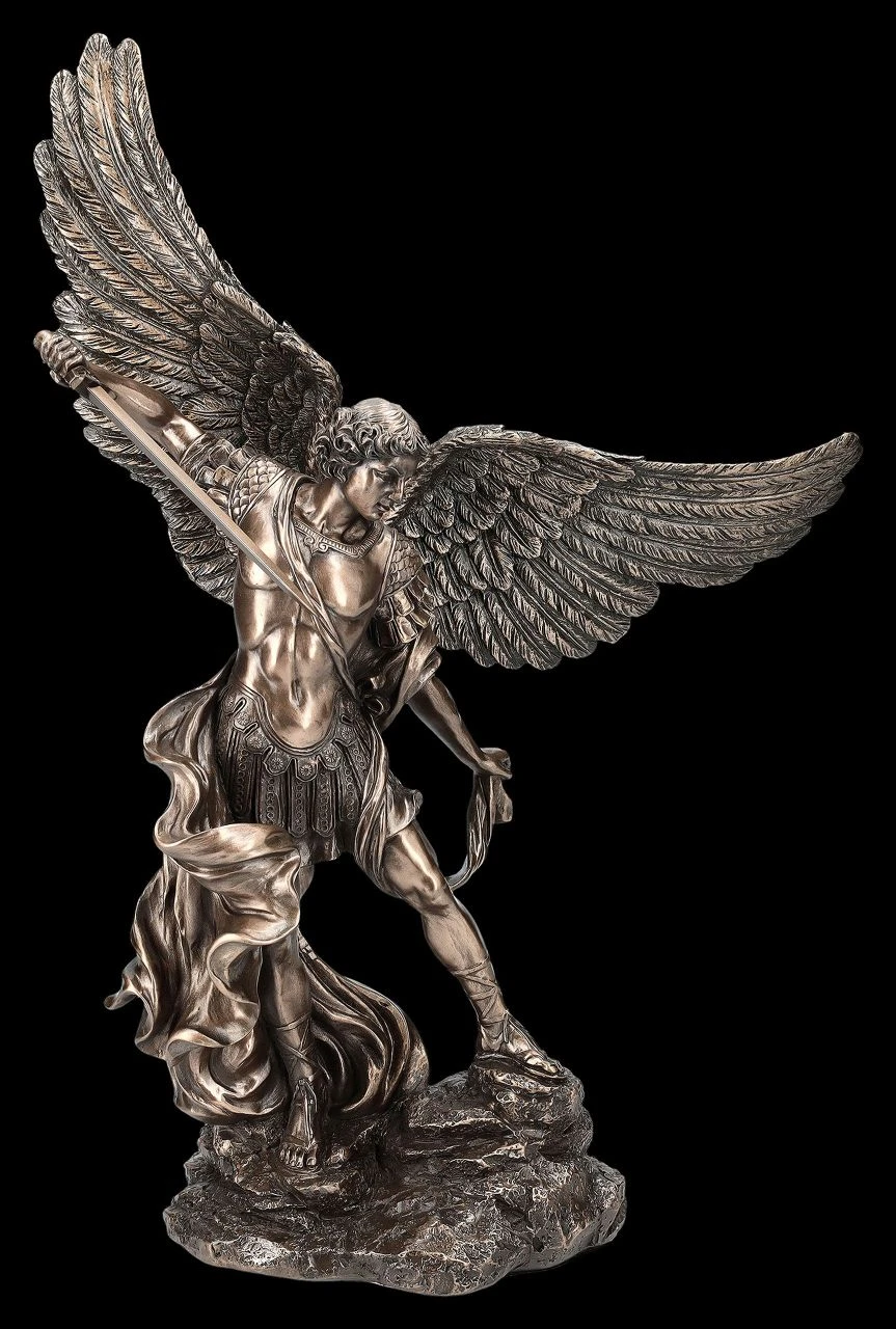 Erzengel Michael Figur holt mit Schwert aus Erzengel Michael Figur Holt Mit Schwert Aus -Veronese 2D FS25096 Erzengel Michael Figur holt mit Schwert