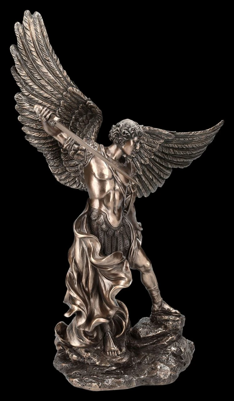 Erzengel Michael Figur holt mit Schwert aus Erzengel Michael Figur Holt Mit Schwert Aus -Veronese 2D FS25096 Erzengel Michael Figur holt mit Schwert