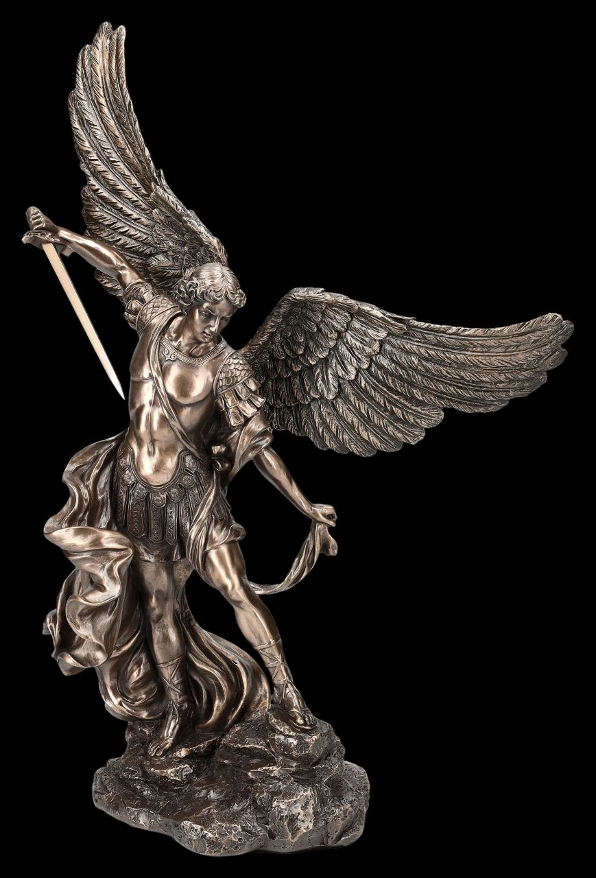 Erzengel Michael Figur holt mit Schwert aus Erzengel Michael Figur Holt Mit Schwert Aus -Veronese 2D FS25096 Erzengel Michael Figur holt mit Schwert