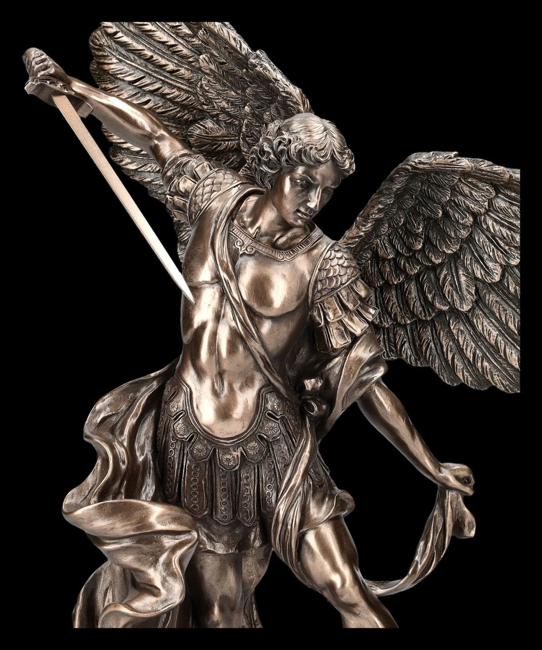 Erzengel Michael Figur holt mit Schwert aus Erzengel Michael Figur Holt Mit Schwert Aus -Veronese 2D FS25096 Erzengel Michael Figur holt mit Schwert