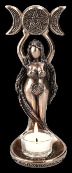 Teelichthalter - Hekate Spiral Göttin