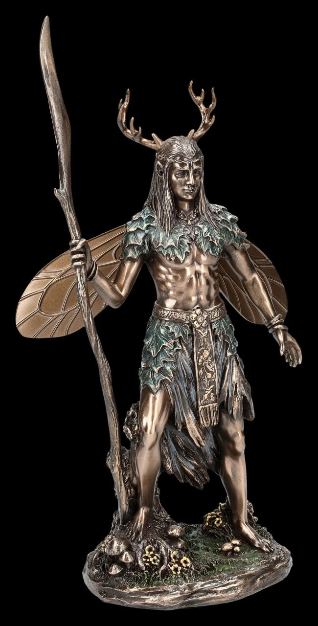 Druiden Figur - Keltisch mit Geweih und Flügeln Druiden Figur - Keltisch Mit Geweih Und Flügeln -Veronese 2D FS25107 Druiden Figur Keltisch mit Geweih und Fl