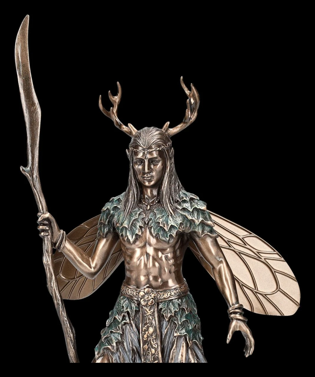 Druiden Figur - Keltisch mit Geweih und Flügeln Druiden Figur - Keltisch Mit Geweih Und Flügeln -Veronese 2D FS25107 Druiden Figur Keltisch mit Geweih und Fl