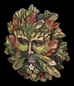Wandrelief Greenman - Sommer Sonnenwende -Veronese 2D FS25180 Wandrelief Greenman Sommer Sonnenwende 5 1280x1280