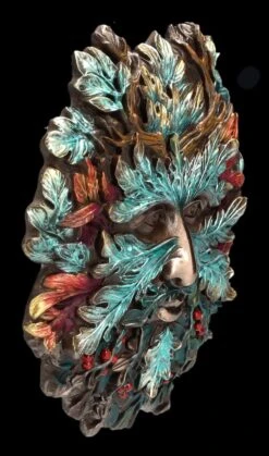 Wandrelief Greenman - Winter Sonnenwende -Veronese 2D FS25182 Wandrelief Greenman Winter Sonnenwende 8 1280x1280