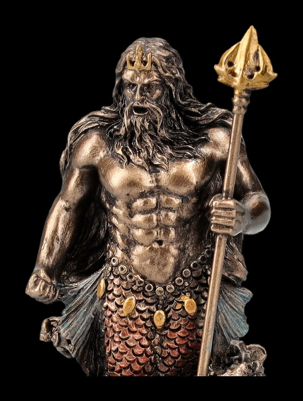 Poseidon Figur klein - Olympischer Gott des Meeres Poseidon Figur Klein - Olympischer Gott Des Meeres -Veronese 2D FS25802 Poseidon Figur klein Olypischer Gott des
