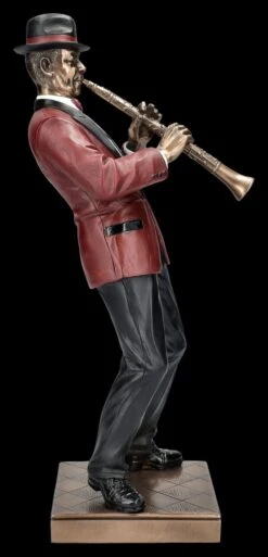 The Jazz Band Figur - Klarinetten Spieler Rot -Veronese 2D FS25954 The Jazz Band Figur Klarinetten Spiele rot 4 1280x1280