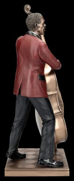 The Jazz Band Figur - Kontrabass Spieler Rot -Veronese 2D FS25956 The Jazz Band Figur Kontrabass Spieler rot 4 1280x1280