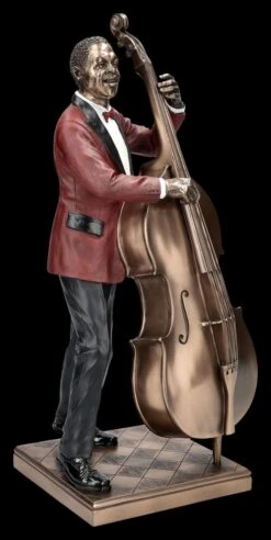 The Jazz Band Figur - Kontrabass Spieler Rot -Veronese 2D FS25956 The Jazz Band Figur Kontrabass Spieler rot 5 1280x1280