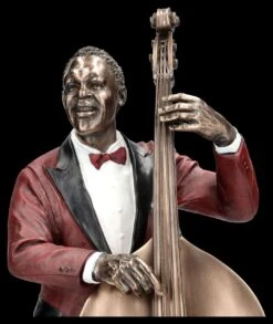 The Jazz Band Figur - Kontrabass Spieler Rot -Veronese 2D FS25956 The Jazz Band Figur Kontrabass Spieler rot 7 1280x1280