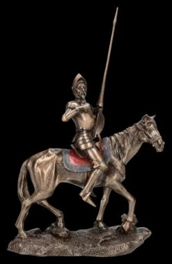 Don Quijote Figur Auf Pferd Mit Lanze