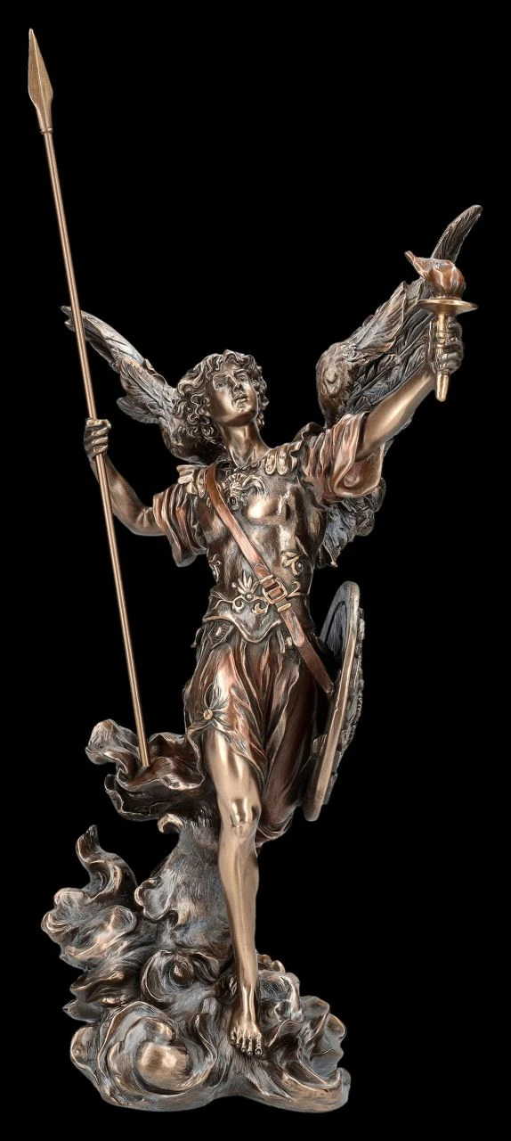 Erzengel Uriel Figur mit Fackel und Speer Erzengel Uriel Figur Mit Fackel Und Speer -Veronese 2D FS25974 Erzengel Uriel Figur mit Fackel und