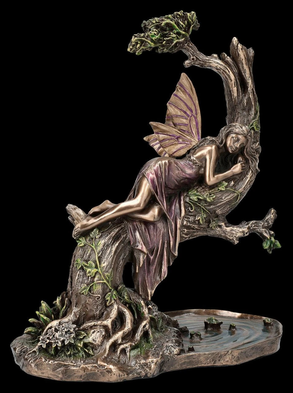 Elfen Figur schläft auf Baum über Teich Elfen Figur Schläft Auf Baum über Teich -Veronese 2D FS25977 Elfen Figur schl ft auf Baum ber