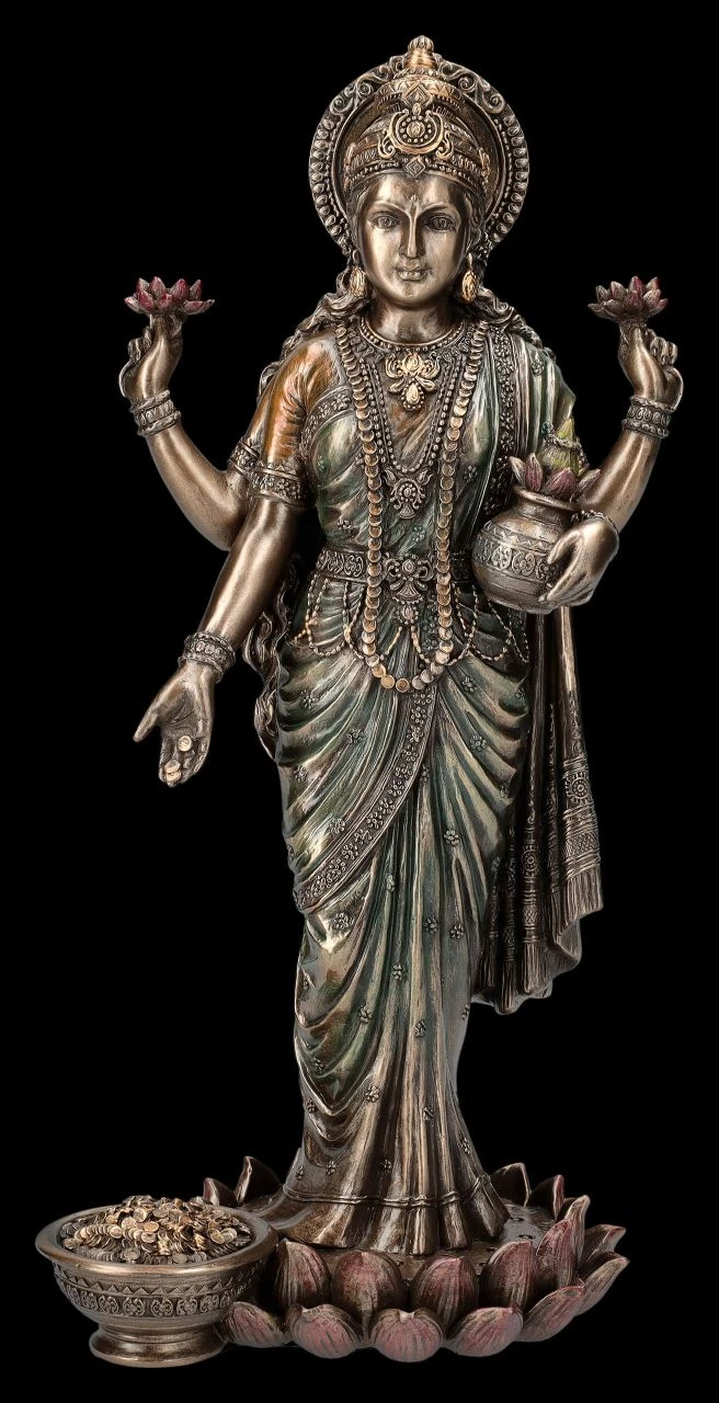 Lakshmi Figur - Göttin des Glücks & Wohlstands Lakshmi Figur - Göttin Des Glücks & Wohlstands -Veronese 2D FS25979 Lakshmi Figur G ttin des Gl cks