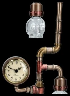 Tischlampe Steampunk Mit 2 LED Schädeln 7 Tischlampe Steampunk Mit 2 LED Schädeln -Veronese 2D FS26063 Tischlampe Steampunk mit LED Sch del 2 1280x1280