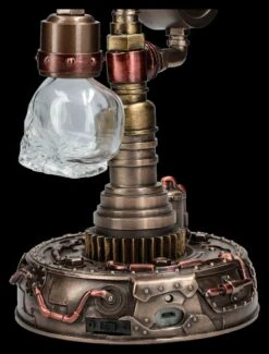 Tischlampe Steampunk Mit 2 LED Schädeln 8 Tischlampe Steampunk Mit 2 LED Schädeln -Veronese 2D FS26063 Tischlampe Steampunk mit LED Sch del 3 1280x1280