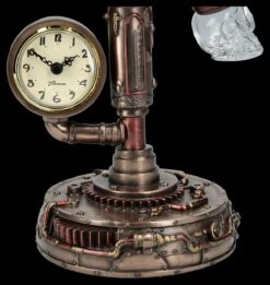 Tischlampe Steampunk Mit 6 LED Schädeln -Veronese 2D FS26064 Tischlampe Steampunk mit Uhr und LEDSch deln 2 1280x1280