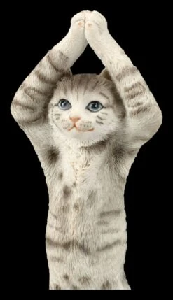 Katzen Figur Beim Yoga - Baumstellung -Veronese 2D FS26068 Katzen Figur beim Yoga Baumstellung 3 1280x1280