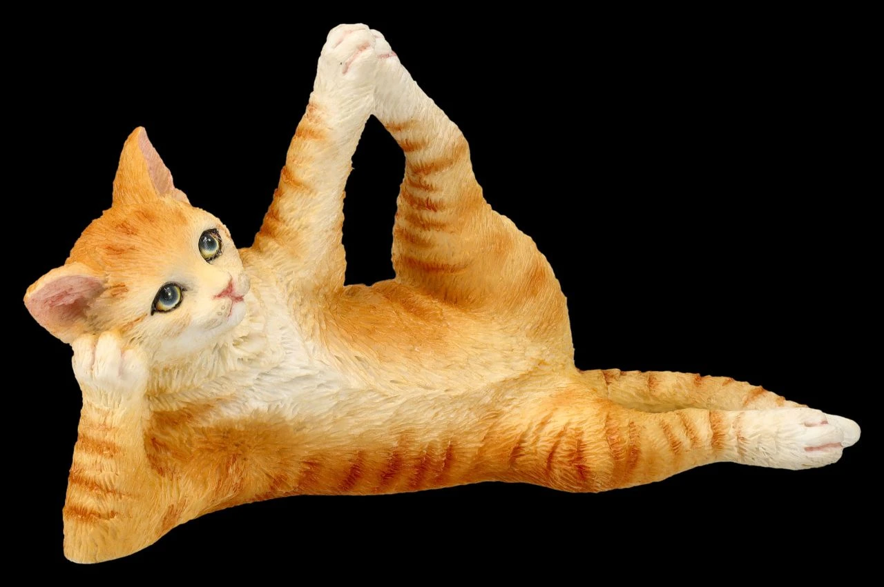 Katzen Figur beim Yoga - Schlafender Vishnu Katzen Figur Beim Yoga - Schlafender Vishnu -Veronese 2D FS26071 Katzen Figur beim Yoga schlafender