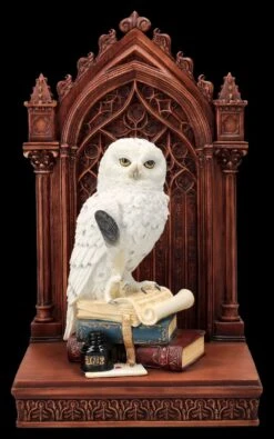 Buchstütze - Eule Der Weisheit Handbemalt