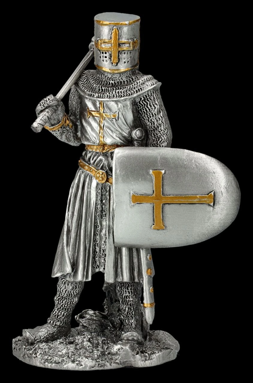 Zinnfigur - Kreuzritter mit Axt und Schild Zinnfigur - Kreuzritter Mit Axt Und Schild -Veronese 2D FS26392 Kreuzritter mit Axt und