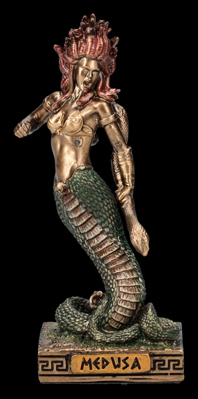 Medusa Figur klein - Gorgonin Medusa Figur Klein - Gorgonin -Veronese 2D FS26503 Medusa Figur klein