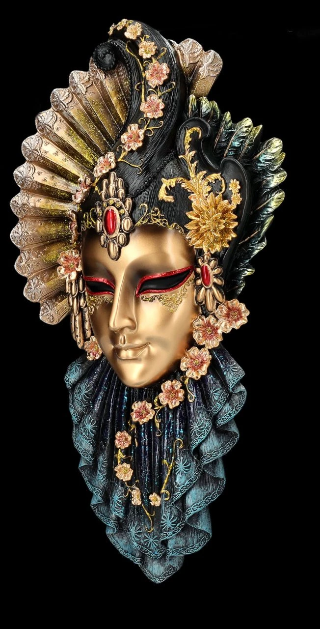 Venezianische Maske - Charm Flower bunt Venezianische Maske - Charm Flower Bunt -Veronese 2D FS26720 Venezianische Maske Charm Flower