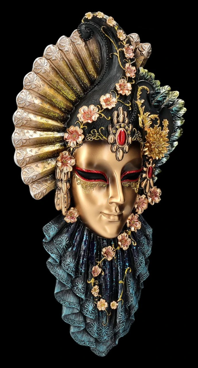 Venezianische Maske - Charm Flower bunt Venezianische Maske - Charm Flower Bunt -Veronese 2D FS26720 Venezianische Maske Charm Flower