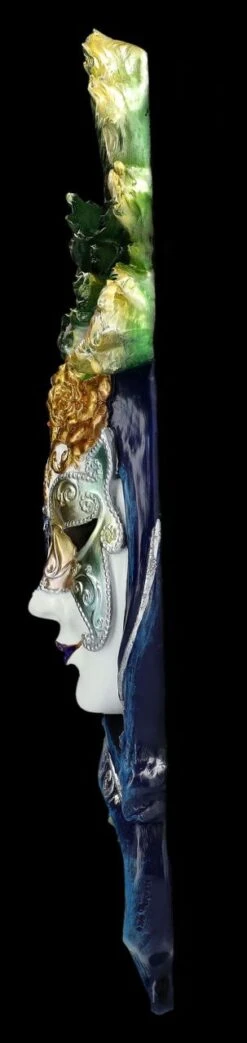 Venezianische Maske - Peacock Garden Weiß -Veronese 2D FS26721 Venezianische Maske Peacock Garden weiss 2 1280x1280