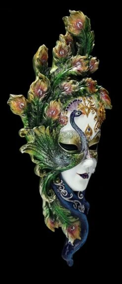 Venezianische Maske - Peacock Garden Weiß -Veronese 2D FS26721 Venezianische Maske Peacock Garden weiss 7 1280x1280