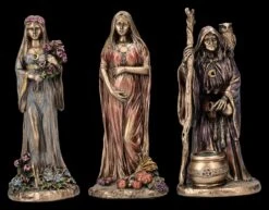 Dreifaltige Göttin Figuren - Jungfrau Mutter Altes Weib