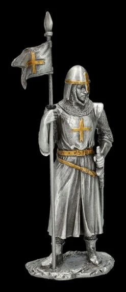 Zinnritter Figur - Kreuzritter Mit Fahne -Veronese 2D FS26889 Zinnritter Figur Kreuzritter mit Fahne 6 1280x1280