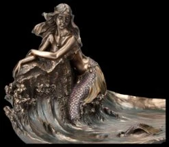 Schale - Meerjungfrau Lehnt An Fels -Veronese 2D FS26982 Schale Meerjungfrau lehnt an Fels 7 1280x1280