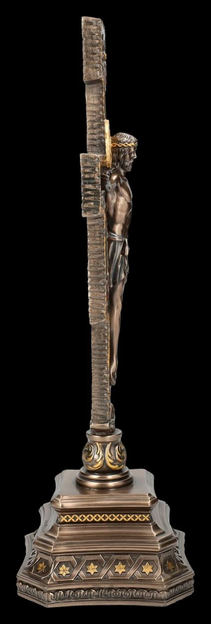 Tischkreuz - Kreuz von San Damiano - Kruzifix mit Jesus Tischkreuz - Kreuz Von San Damiano - Kruzifix Mit Jesus -Veronese 2D FS26983 Tischkreuz Kreuz von San Damiano Kruzifix mit