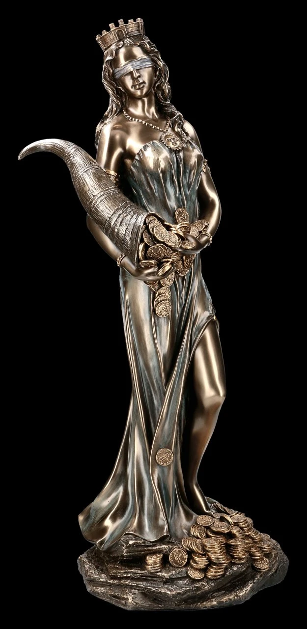 Göttin Fortuna Figur - groß Göttin Fortuna Figur - Groß -Veronese 2D KS1690 Goettin Fortuna Figur