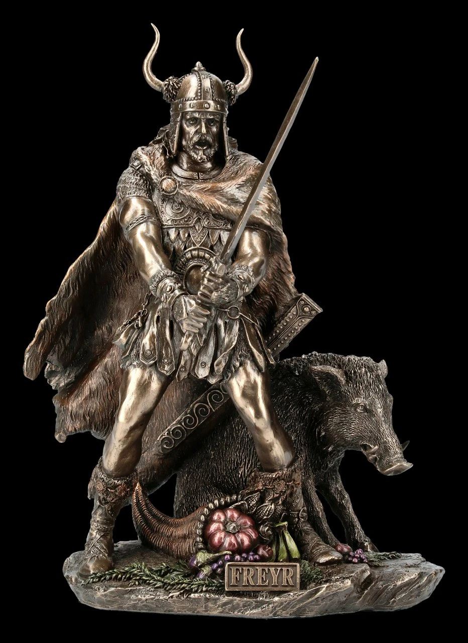 Freyr mit Eber Figur - Germanischer Gott Freyr Mit Eber Figur - Germanischer Gott -Veronese 2D KS3264 Freyr mit Eber Figur Germanischer