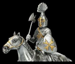 Zinn Ritter Figur Mit Pferd - Malteser -Veronese 2D KS5297 Zinn Ritter Figur mit Pferd Malteser 2 1280x1280