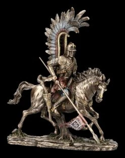 Polnische Husaren Figur Zu Pferd