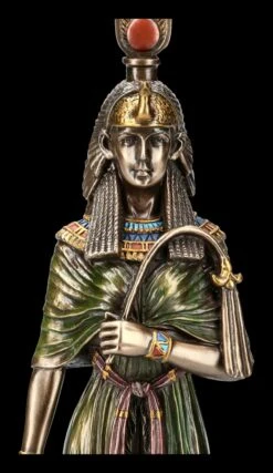 Nofretete Figur Mit Bastet Und Ankh -Veronese 2D KS6422 Kleopatra Figur mit Bastet und Ankh 3 1280x1280