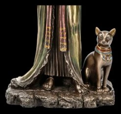 Nofretete Figur Mit Bastet Und Ankh -Veronese 2D KS6422 Kleopatra Figur mit Bastet und Ankh 4 1280x1280