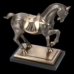 Pferde Figur - Verziert Auf Sockel -Veronese 2D KS6601 Pferde Figur Verziert auf Sockel 2 1280x1280