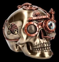 Steampunk Totenkopf Schatulle - Observation
