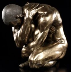 Große Akt Figur - Männlicher Akt Kauernd - Statue -Veronese 3799 4 akt mann statue 4 1280x1280