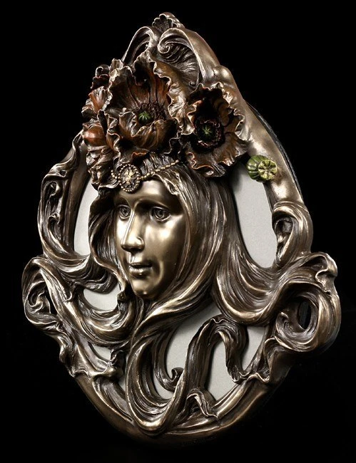 Art Nouveau Spiegel - Frau Art Nouveau Spiegel - Frau -Veronese