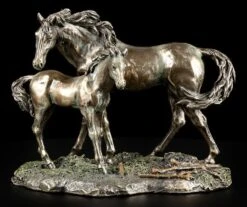 Pferde Figur - Stute Mit Fohlen