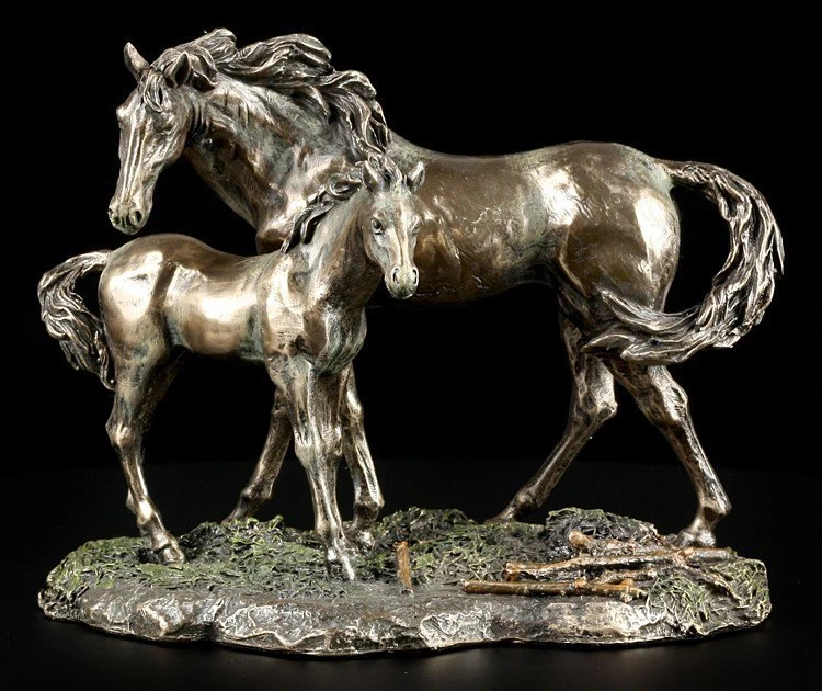 Pferde Figur - Stute mit Fohlen Pferde Figur - Stute Mit Fohlen -Veronese