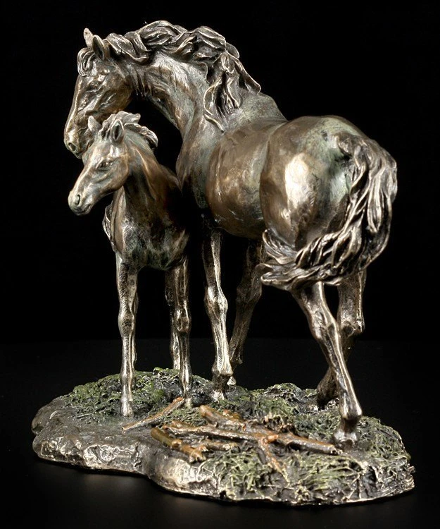 Pferde Figur - Stute mit Fohlen Pferde Figur - Stute Mit Fohlen -Veronese