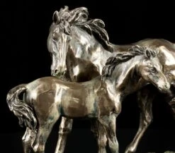Pferde Figur - Stute Mit Fohlen 6 Pferde Figur - Stute Mit Fohlen -Veronese 5169 6 horse figure 6 1280x1280
