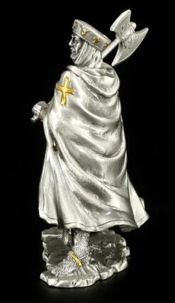 Zinn Ritter Figur Mit Umhang Und Axt -Veronese 5887 2 pewter knight 2 1280x1280