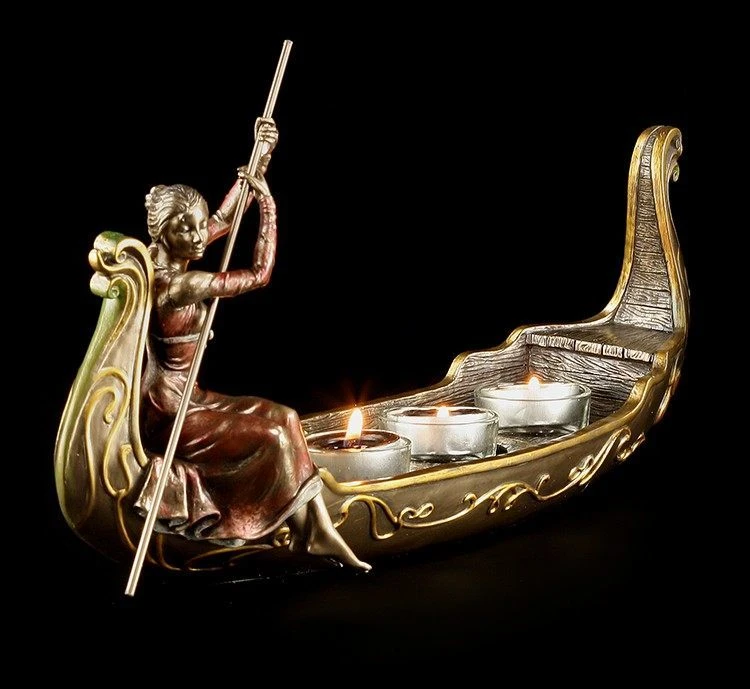 Teelichthalter - Frau in Gondel Teelichthalter - Frau In Gondel -Veronese